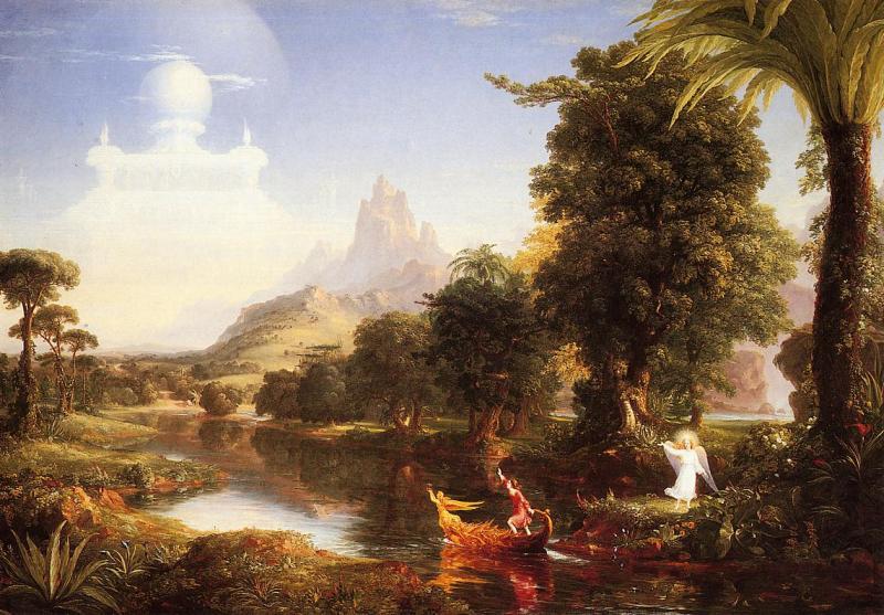 Thomas Cole Voyage of Life Youth oil painting picture